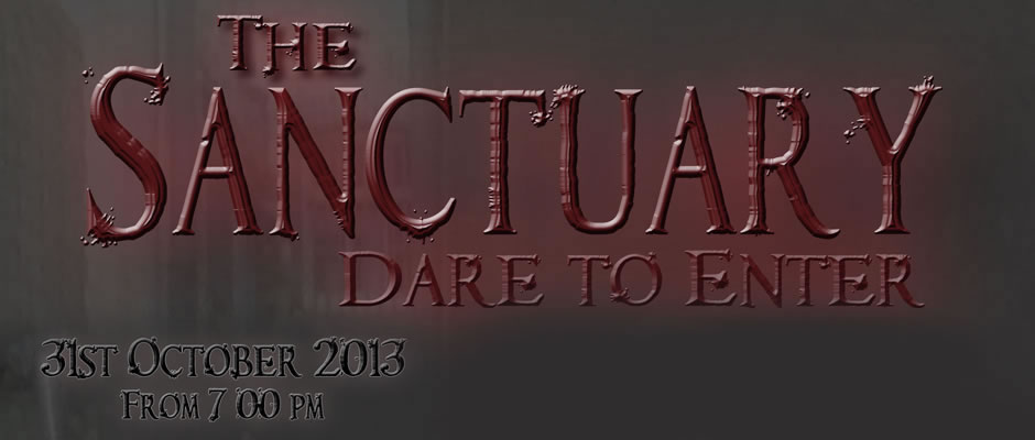 Poster of 'The Sanctuary' for the guided tour that will take you to a genuine old ragged school, also once used as an overflow for St Guys hospital.